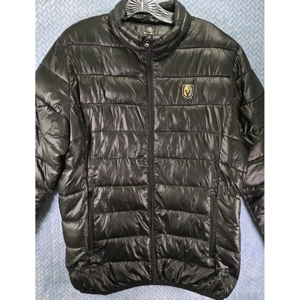 NHL‎ Fanatics Vegas Golden Knights Puffer Jacket Women's Size Large Black Hockey